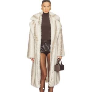 Emma Leger x Revolve Carrie faux fur coat more to come xs